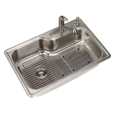 33 kitchen sink drop in|sale on kitchen sinks at home depot.